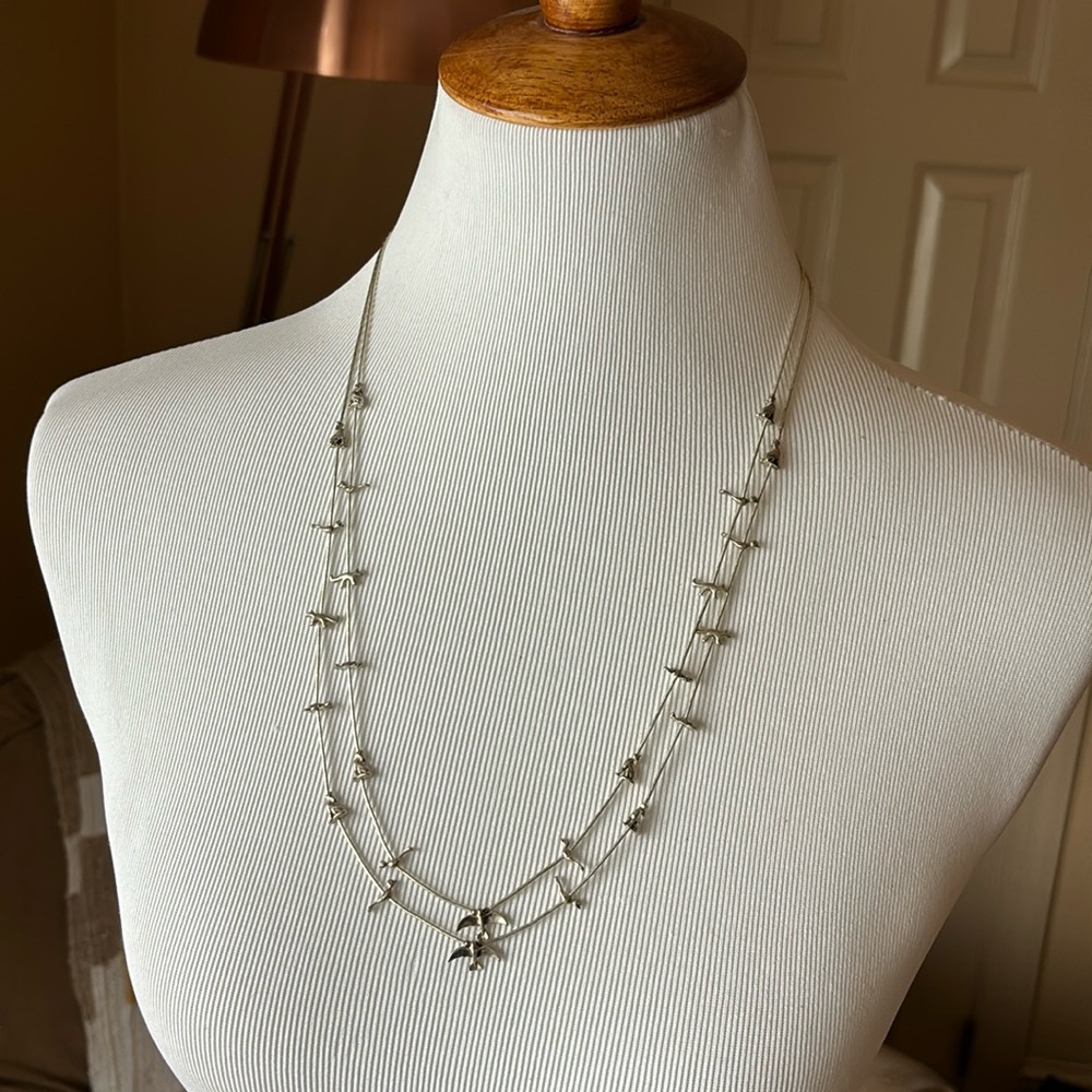 Vintage Sterling Silver Animal Necklace